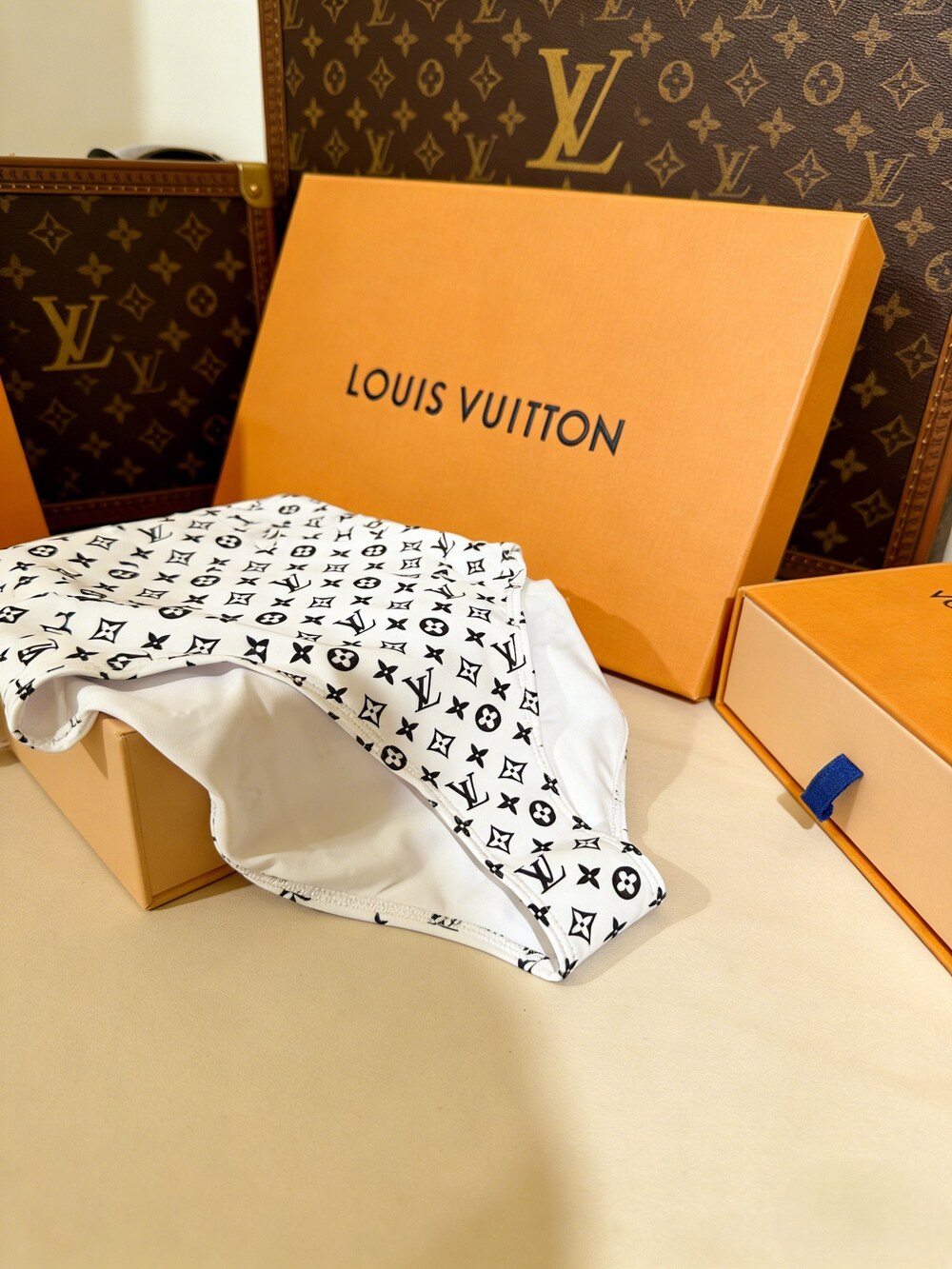 Louis Vuitton Monogram Cross Front Swimsuit - Picture 5 of 6